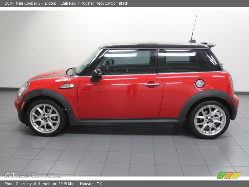 Chili Red / Rooster Red/Carbon Black 2007 Mini Cooper S Hardtop