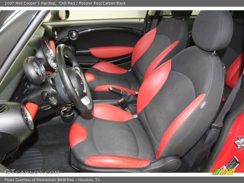 Chili Red / Rooster Red/Carbon Black 2007 Mini Cooper S Hardtop
