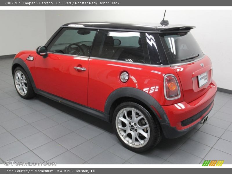 Chili Red / Rooster Red/Carbon Black 2007 Mini Cooper S Hardtop