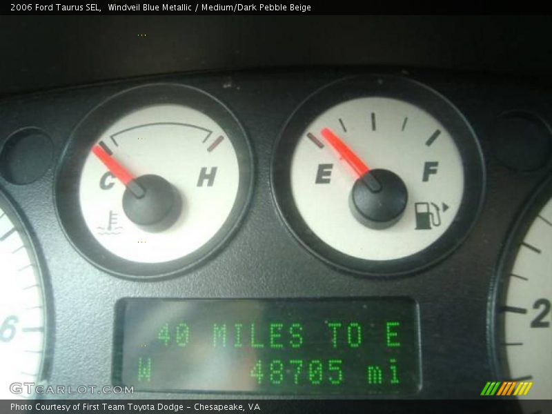 Windveil Blue Metallic / Medium/Dark Pebble Beige 2006 Ford Taurus SEL
