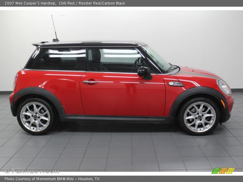 Chili Red / Rooster Red/Carbon Black 2007 Mini Cooper S Hardtop