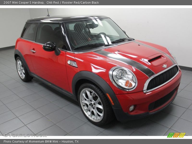 Chili Red / Rooster Red/Carbon Black 2007 Mini Cooper S Hardtop