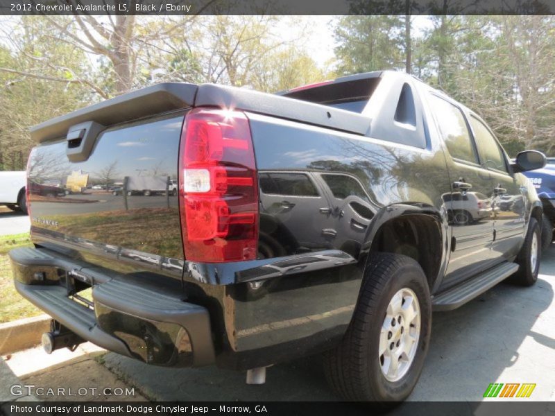 Black / Ebony 2012 Chevrolet Avalanche LS