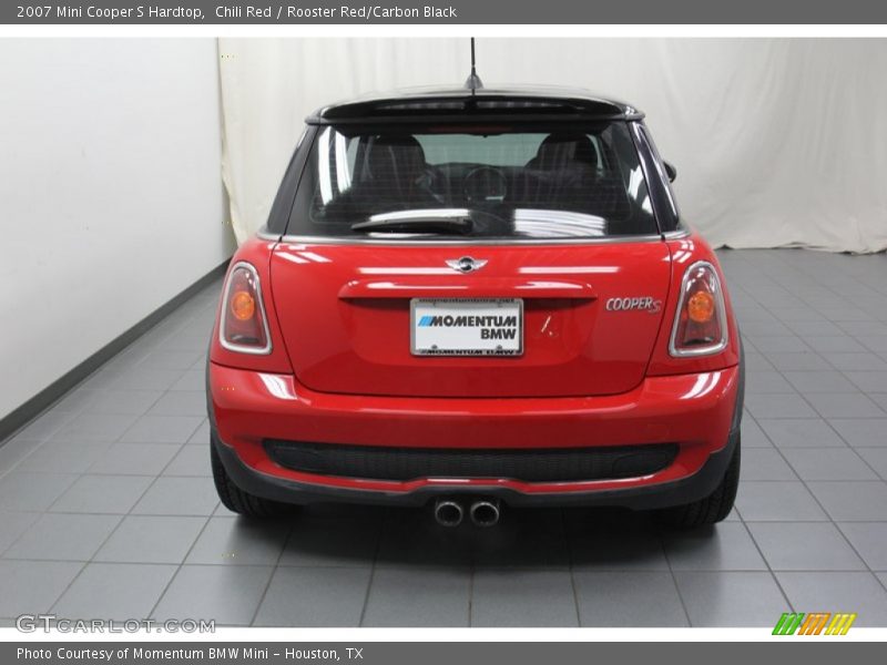 Chili Red / Rooster Red/Carbon Black 2007 Mini Cooper S Hardtop