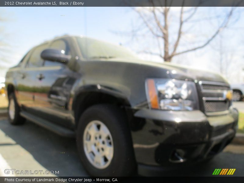 Black / Ebony 2012 Chevrolet Avalanche LS