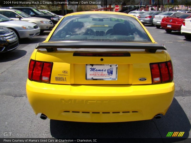 Screaming Yellow / Dark Charcoal 2004 Ford Mustang Mach 1 Coupe