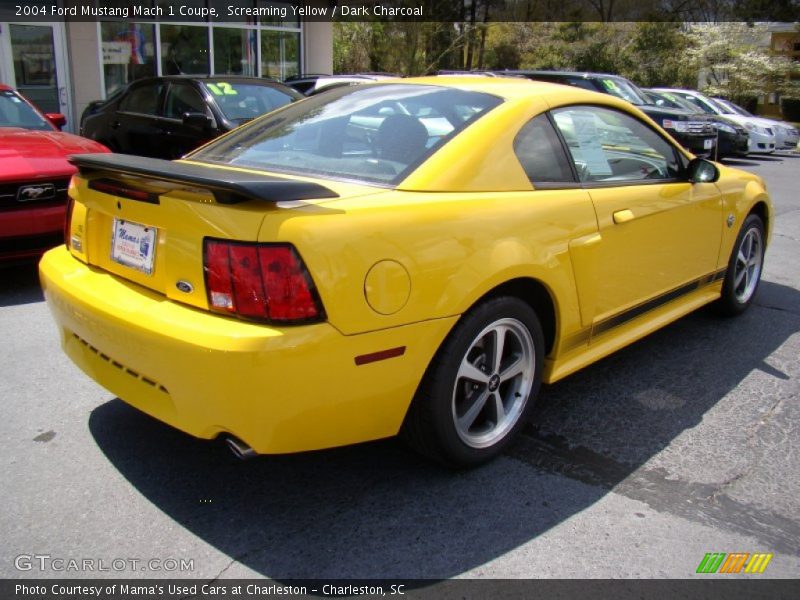Screaming Yellow / Dark Charcoal 2004 Ford Mustang Mach 1 Coupe
