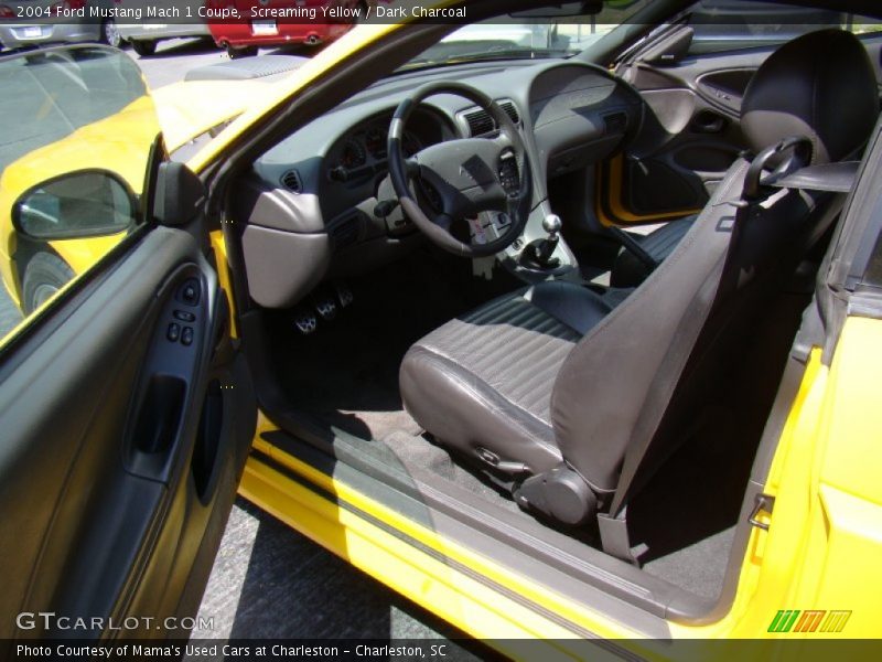 Screaming Yellow / Dark Charcoal 2004 Ford Mustang Mach 1 Coupe