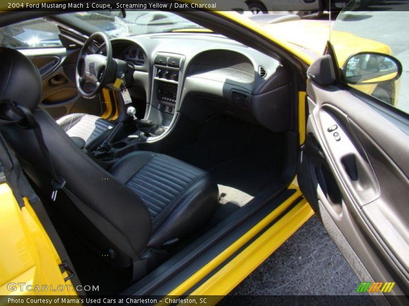 Screaming Yellow / Dark Charcoal 2004 Ford Mustang Mach 1 Coupe