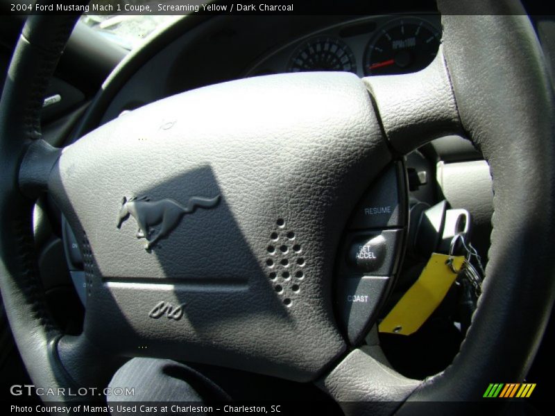 Screaming Yellow / Dark Charcoal 2004 Ford Mustang Mach 1 Coupe