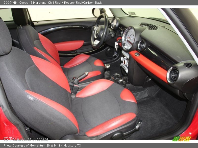 Chili Red / Rooster Red/Carbon Black 2007 Mini Cooper S Hardtop
