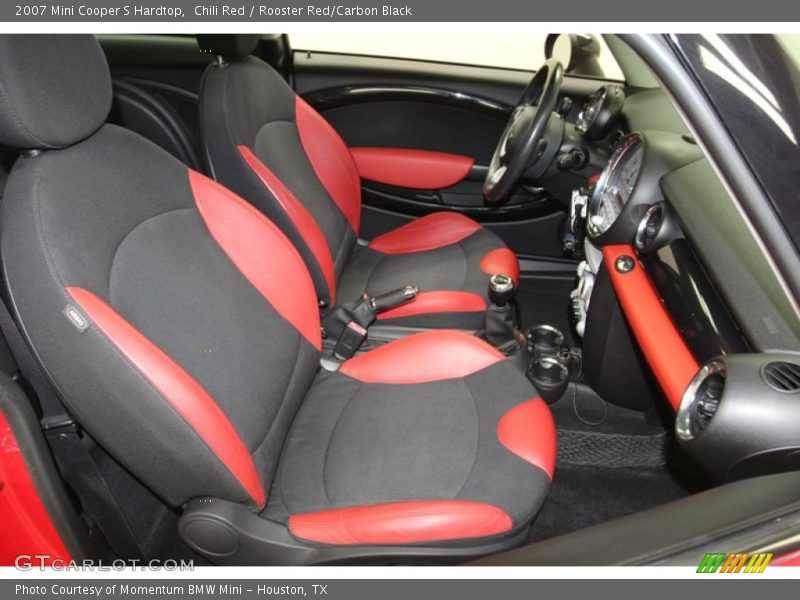 Chili Red / Rooster Red/Carbon Black 2007 Mini Cooper S Hardtop