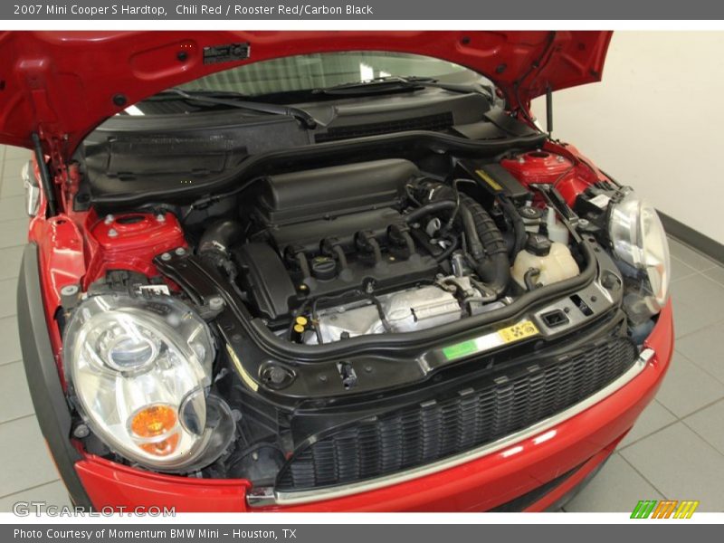 Chili Red / Rooster Red/Carbon Black 2007 Mini Cooper S Hardtop