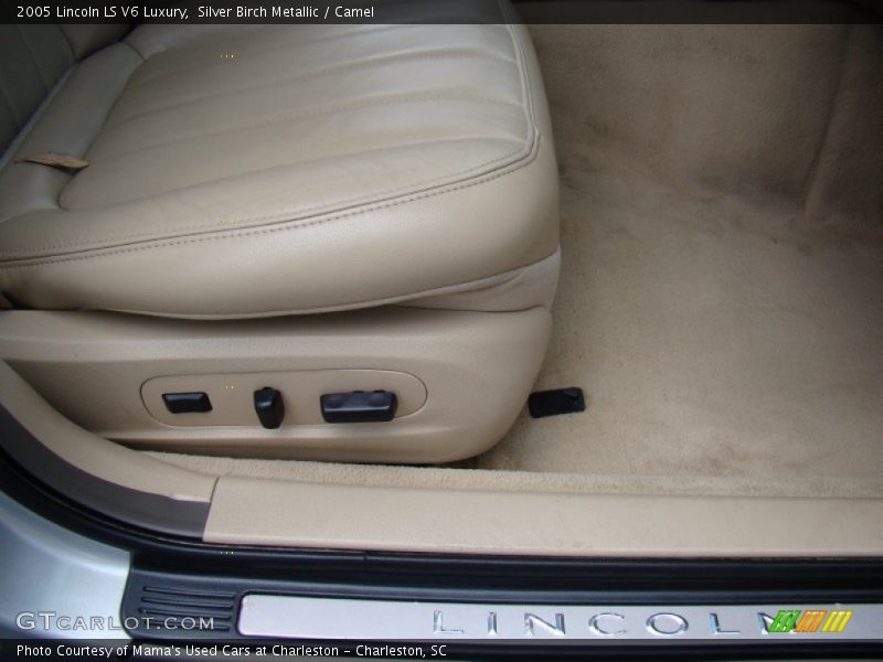 Silver Birch Metallic / Camel 2005 Lincoln LS V6 Luxury