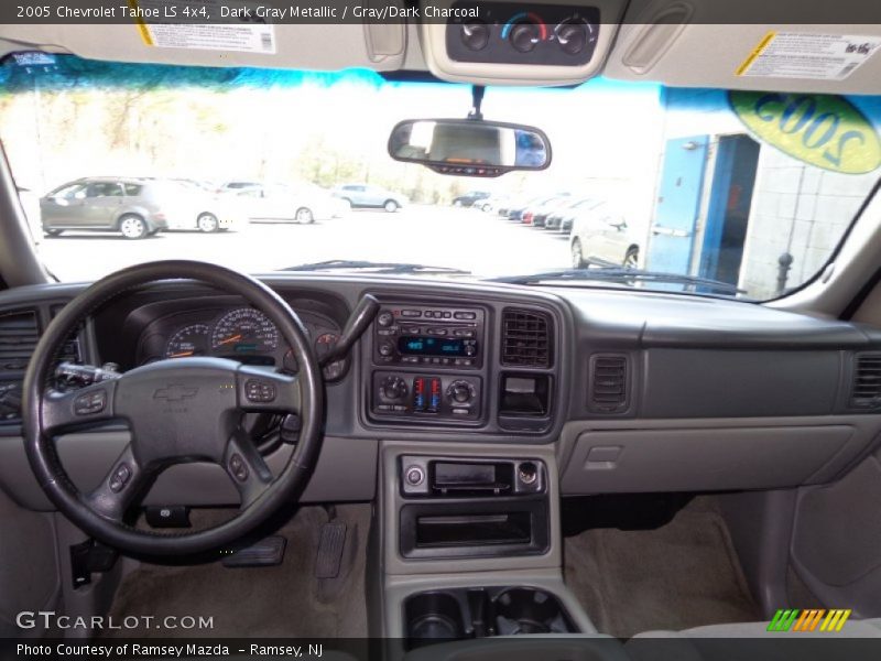 Dark Gray Metallic / Gray/Dark Charcoal 2005 Chevrolet Tahoe LS 4x4