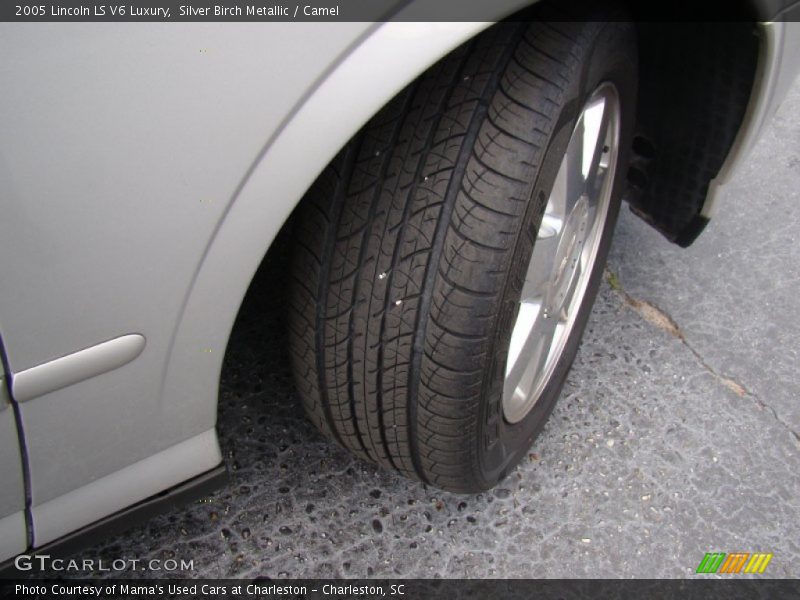 Silver Birch Metallic / Camel 2005 Lincoln LS V6 Luxury