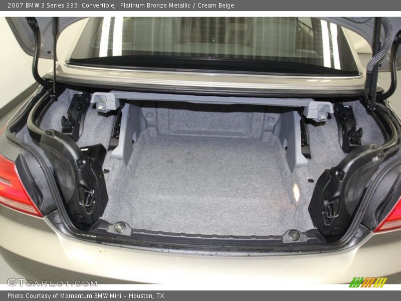  2007 3 Series 335i Convertible Trunk
