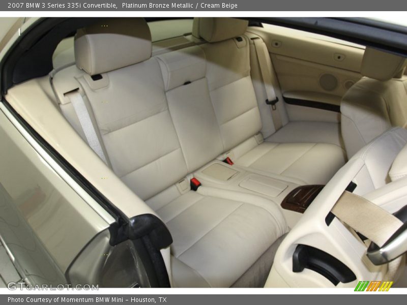 Platinum Bronze Metallic / Cream Beige 2007 BMW 3 Series 335i Convertible