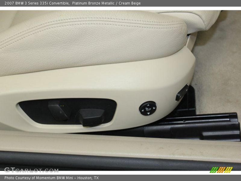 Platinum Bronze Metallic / Cream Beige 2007 BMW 3 Series 335i Convertible