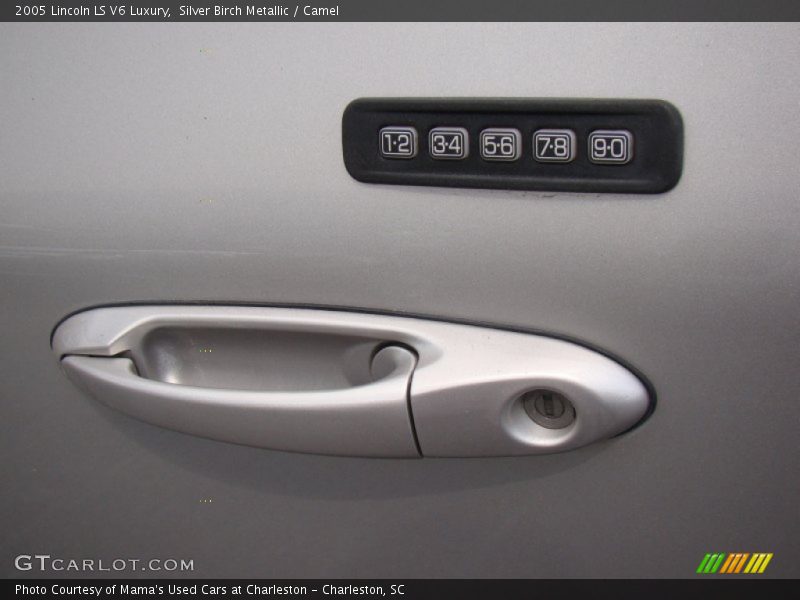Silver Birch Metallic / Camel 2005 Lincoln LS V6 Luxury