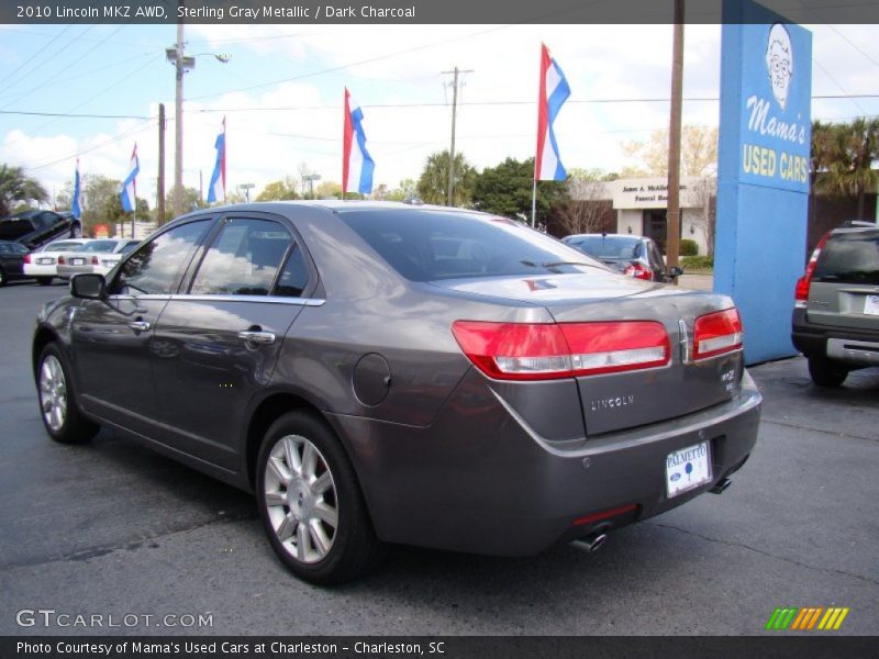 Sterling Gray Metallic / Dark Charcoal 2010 Lincoln MKZ AWD