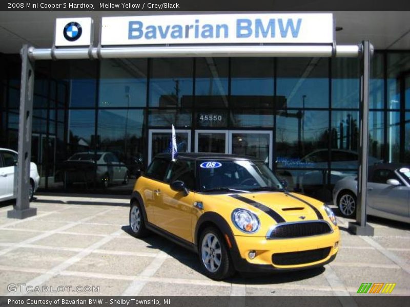 Mellow Yellow / Grey/Black 2008 Mini Cooper S Hardtop