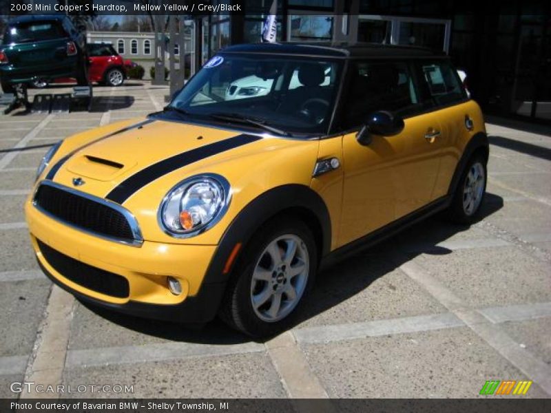Mellow Yellow / Grey/Black 2008 Mini Cooper S Hardtop