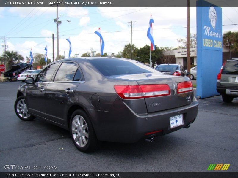 Sterling Gray Metallic / Dark Charcoal 2010 Lincoln MKZ AWD