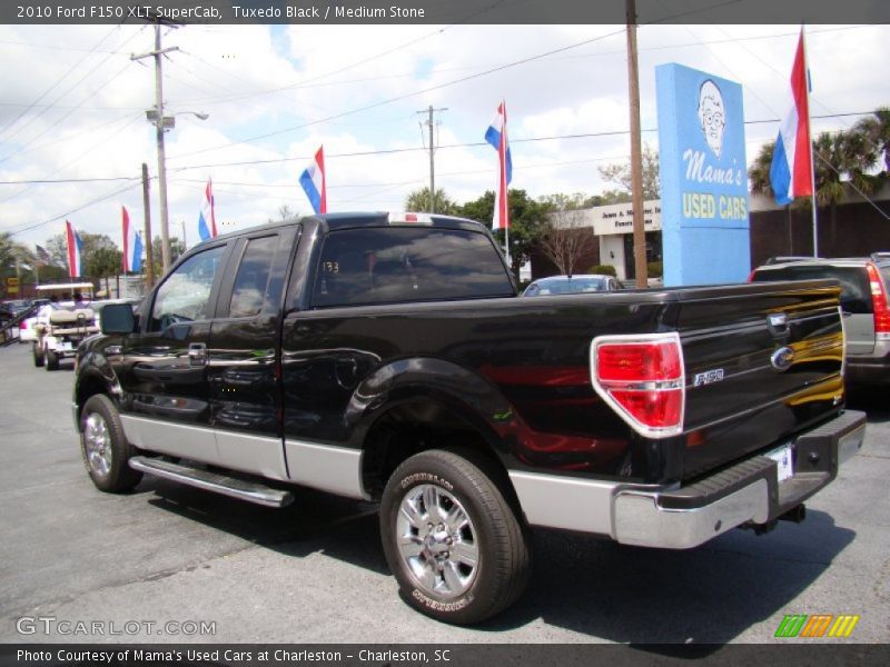 Tuxedo Black / Medium Stone 2010 Ford F150 XLT SuperCab