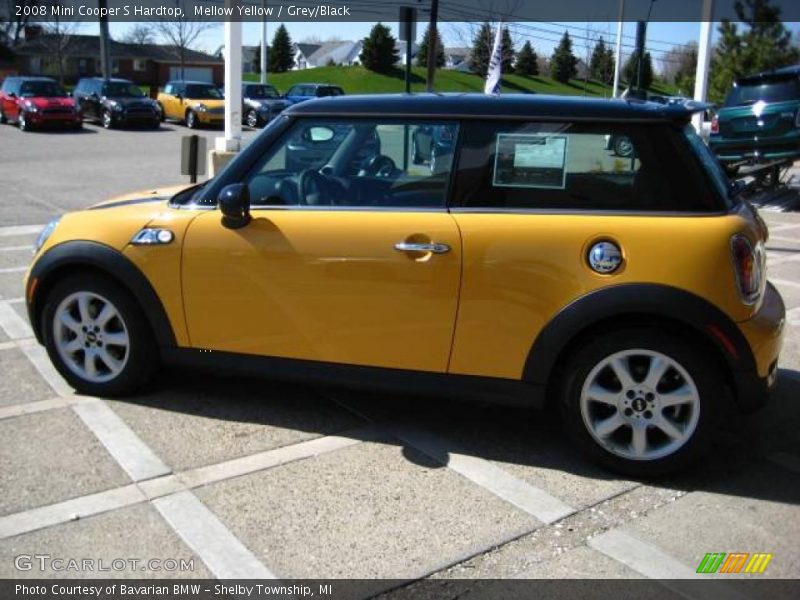 Mellow Yellow / Grey/Black 2008 Mini Cooper S Hardtop