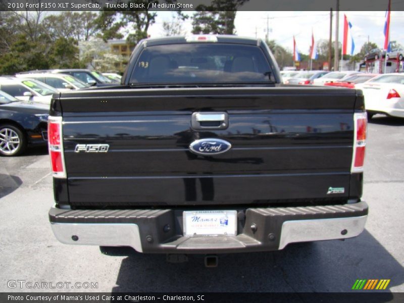 Tuxedo Black / Medium Stone 2010 Ford F150 XLT SuperCab