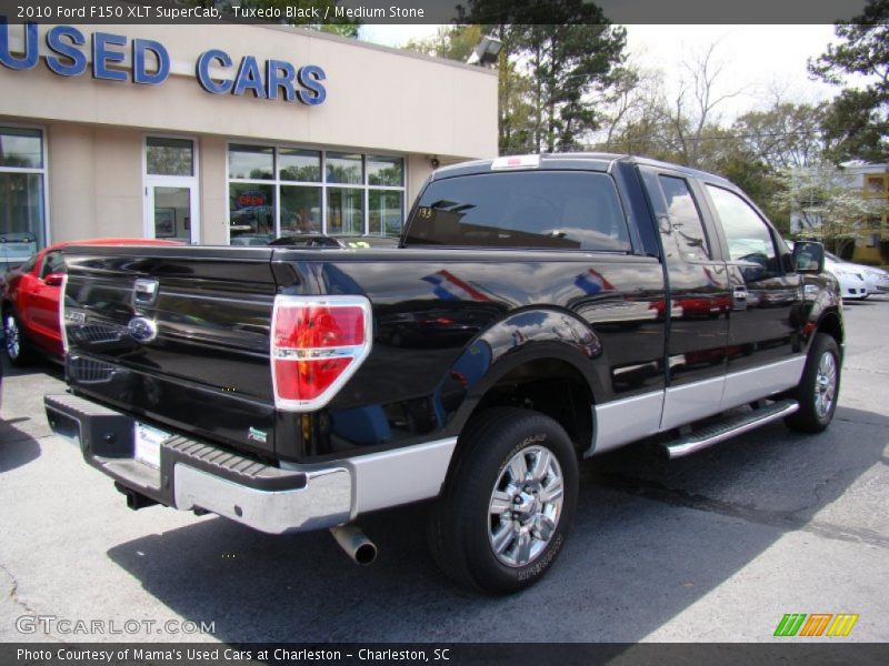 Tuxedo Black / Medium Stone 2010 Ford F150 XLT SuperCab