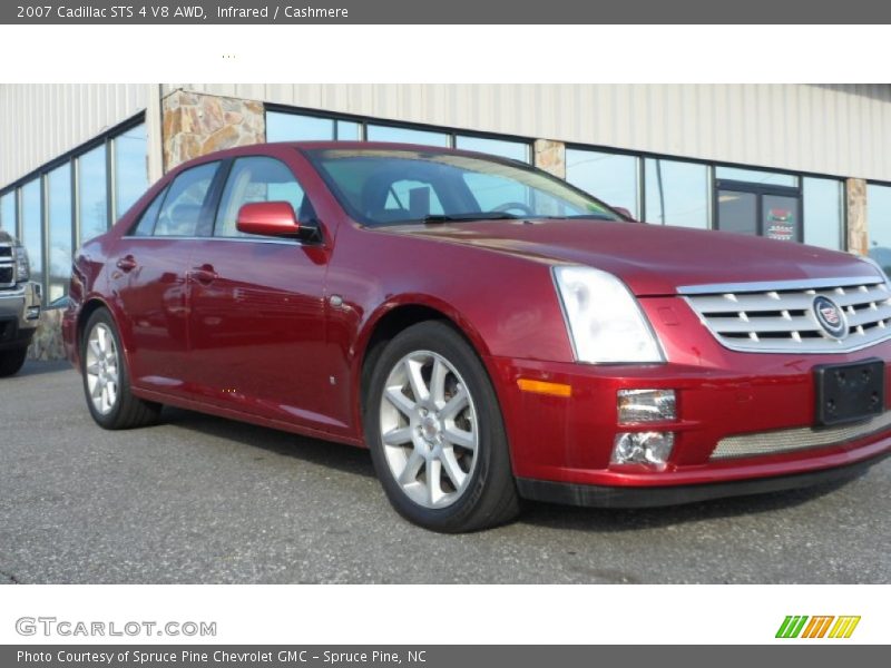 Infrared / Cashmere 2007 Cadillac STS 4 V8 AWD