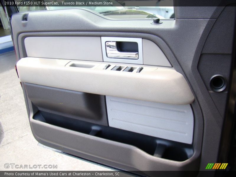 Tuxedo Black / Medium Stone 2010 Ford F150 XLT SuperCab