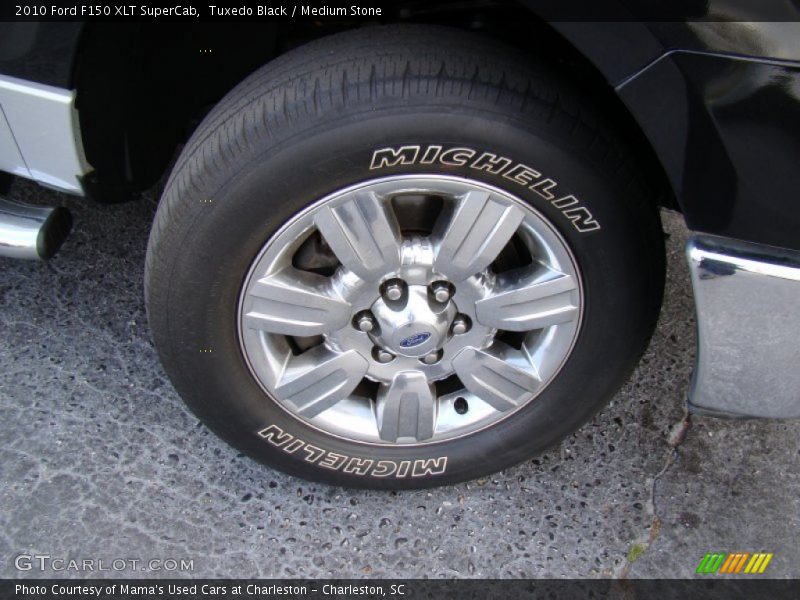 Tuxedo Black / Medium Stone 2010 Ford F150 XLT SuperCab