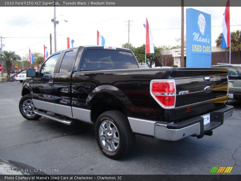 Tuxedo Black / Medium Stone 2010 Ford F150 XLT SuperCab