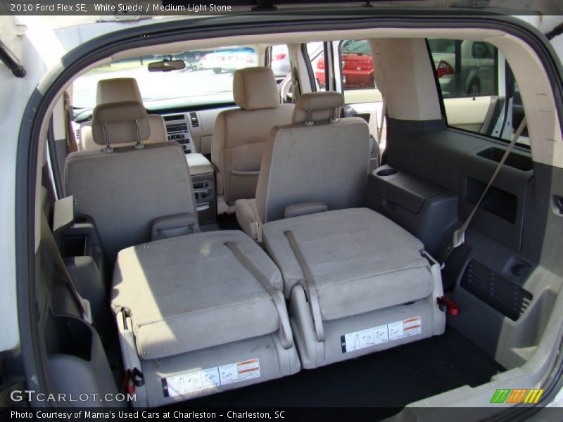 White Suede / Medium Light Stone 2010 Ford Flex SE