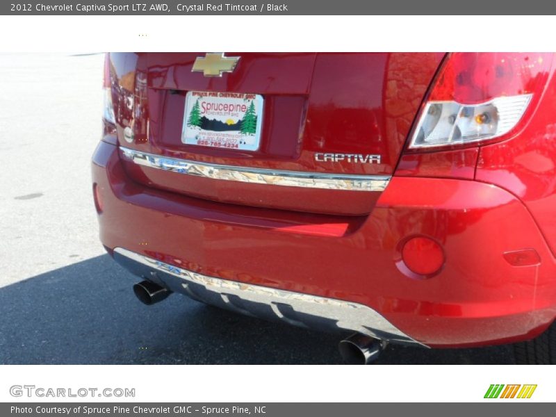 Crystal Red Tintcoat / Black 2012 Chevrolet Captiva Sport LTZ AWD