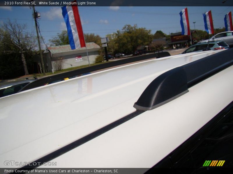 White Suede / Medium Light Stone 2010 Ford Flex SE