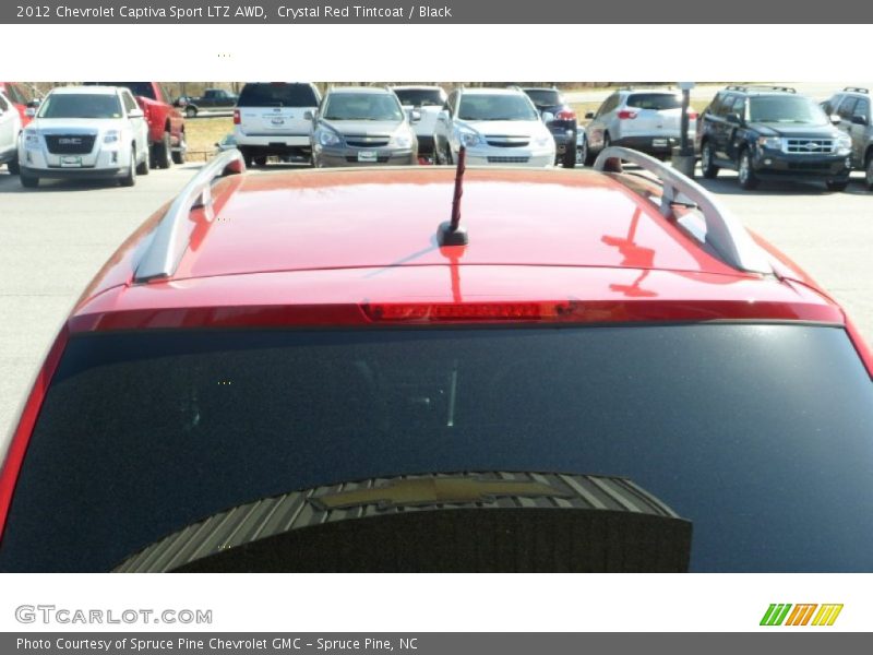 Crystal Red Tintcoat / Black 2012 Chevrolet Captiva Sport LTZ AWD