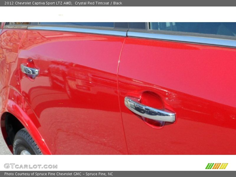 Crystal Red Tintcoat / Black 2012 Chevrolet Captiva Sport LTZ AWD