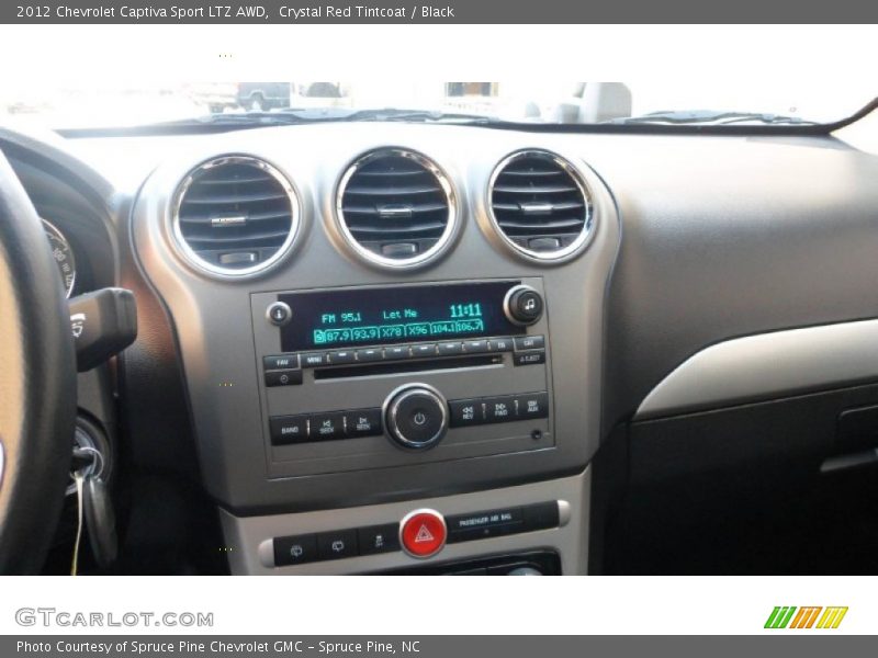 Crystal Red Tintcoat / Black 2012 Chevrolet Captiva Sport LTZ AWD