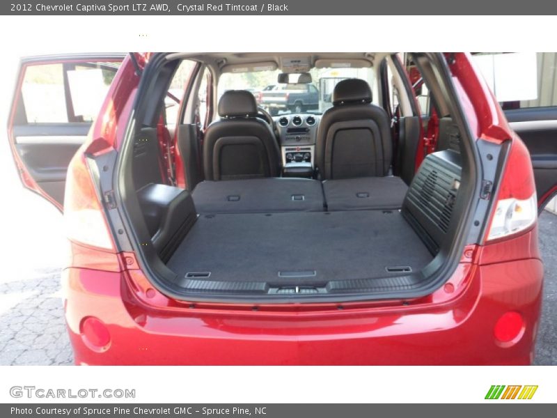 Crystal Red Tintcoat / Black 2012 Chevrolet Captiva Sport LTZ AWD