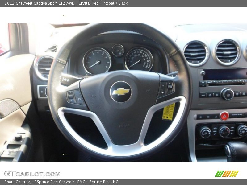 Crystal Red Tintcoat / Black 2012 Chevrolet Captiva Sport LTZ AWD