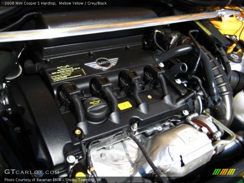 Mellow Yellow / Grey/Black 2008 Mini Cooper S Hardtop