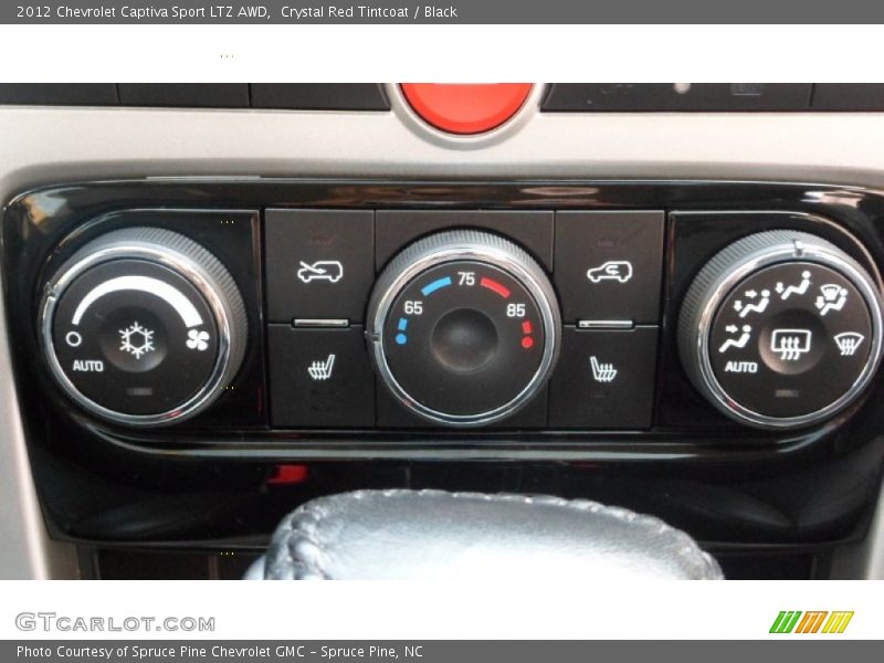 Controls of 2012 Captiva Sport LTZ AWD