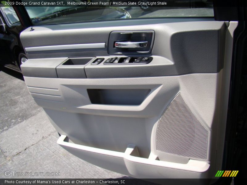 Melbourne Green Pearl / Medium Slate Gray/Light Shale 2009 Dodge Grand Caravan SXT
