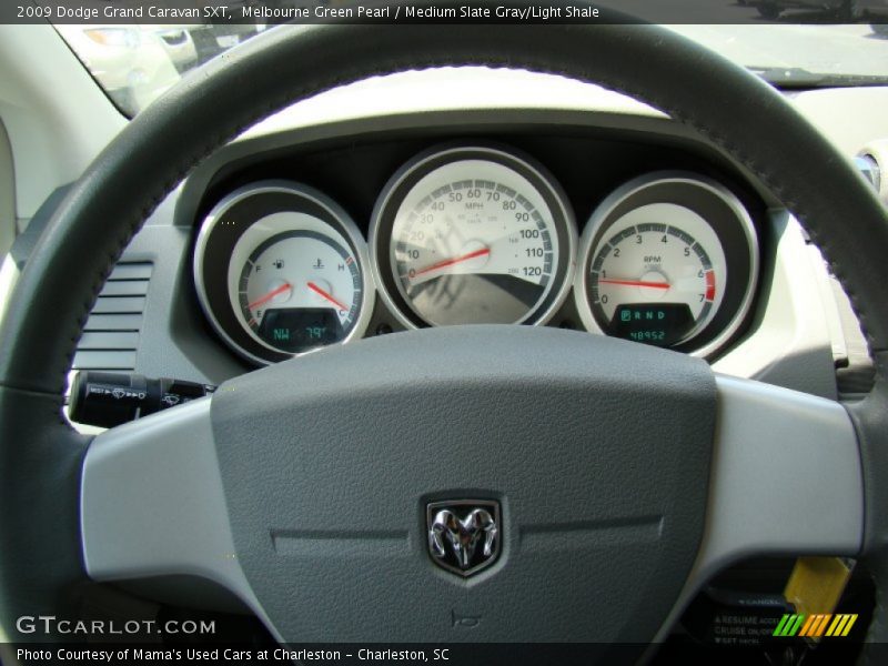 Melbourne Green Pearl / Medium Slate Gray/Light Shale 2009 Dodge Grand Caravan SXT