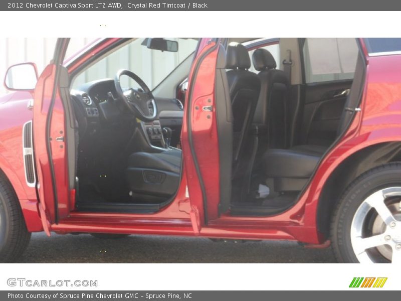 Crystal Red Tintcoat / Black 2012 Chevrolet Captiva Sport LTZ AWD