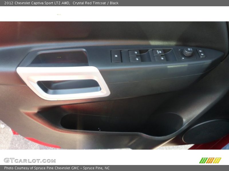 Crystal Red Tintcoat / Black 2012 Chevrolet Captiva Sport LTZ AWD